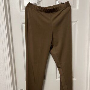 Susan Graver Brown Stretchy Pants